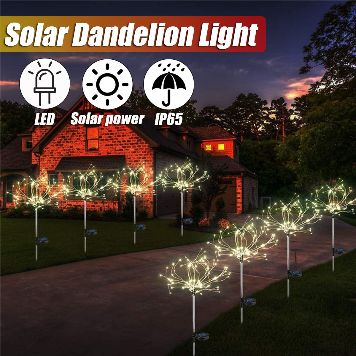 Outdoor-Solar-Garden-Stake-Lights-Dandelions-Lamps-90120150-LED-Lawn-Landscape-1708222