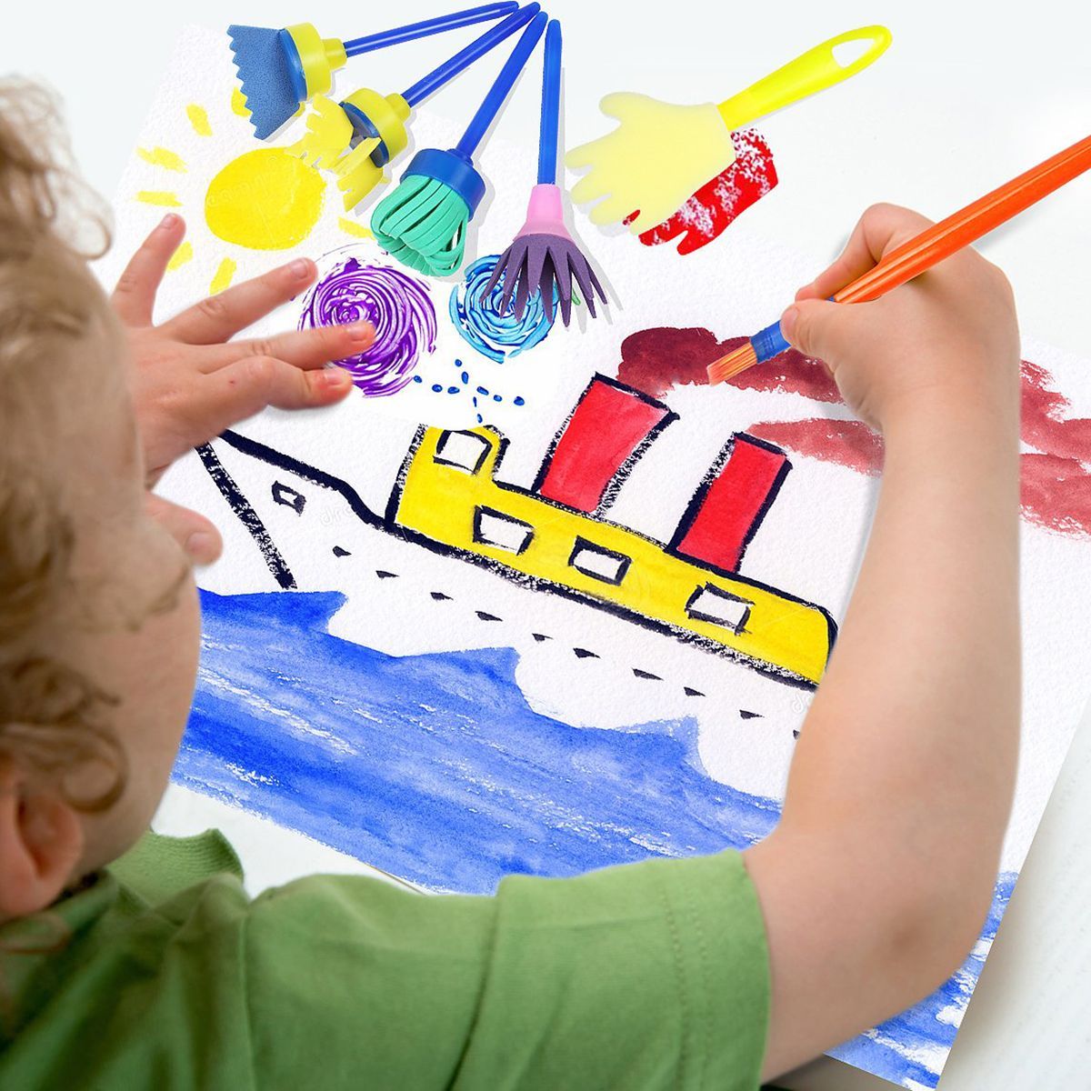 Painting-Creative-Graffiti-Stamp-Drawing-Children-Sponge-Brush-Flower-Kids-Toys-1528181
