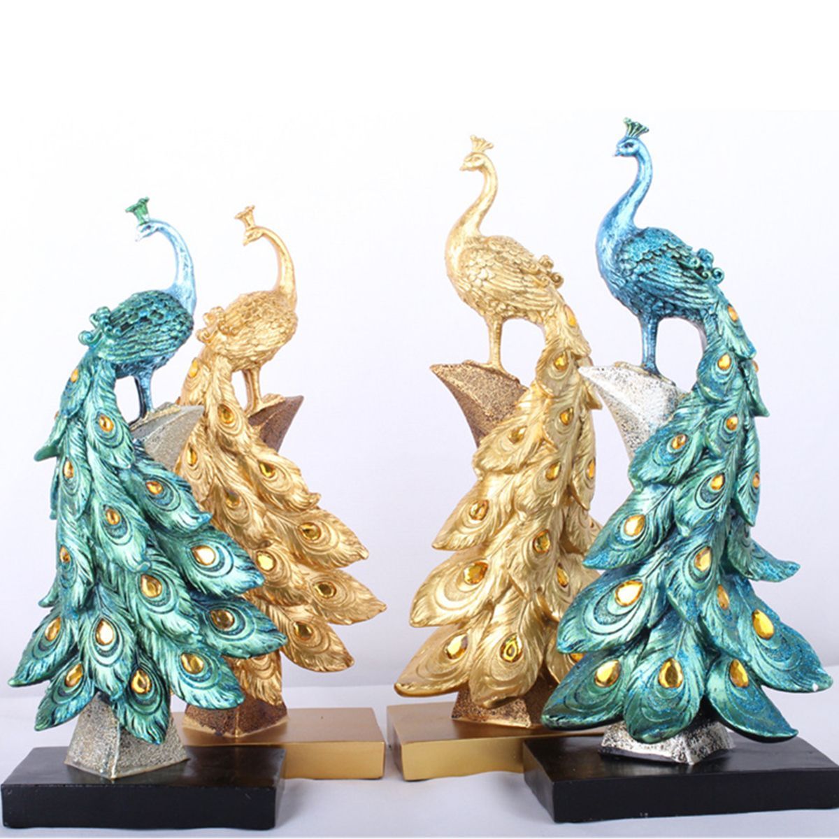 Peacock-Resin-Desktop-Ornament-Animal-Figurine-Statue-Home-Decorations-Crafts-1478851