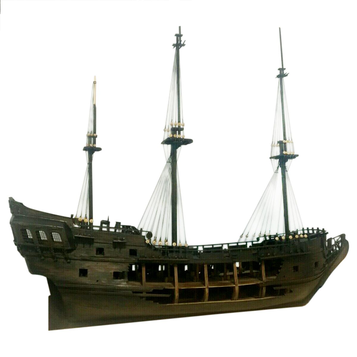 Pirate-Full-Scene-Black-Pearl-Sailing-Ship-Boats-Model-Kit-DIY-Crafts-1456394