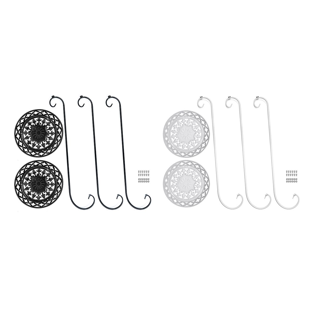 Plant-Pot-Stand-Flower-Storage-Rack-Metal-Floor-Standing-Shelf-Garden-Decor-1561555