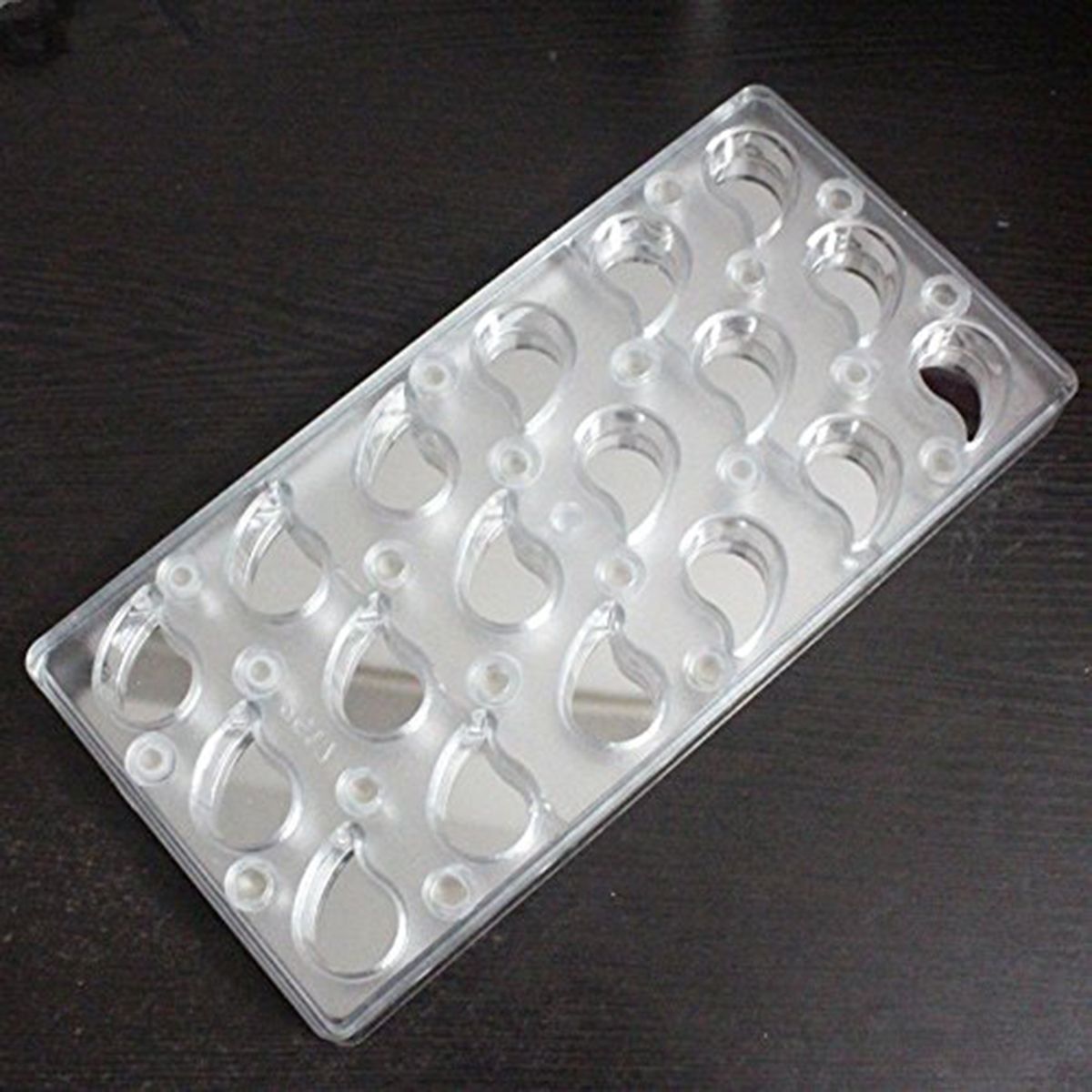 Polycarbonate-Crescent-Droplets-Comma-Chocolate-Mold-Shape-Candy-Cake-DIY-1684956
