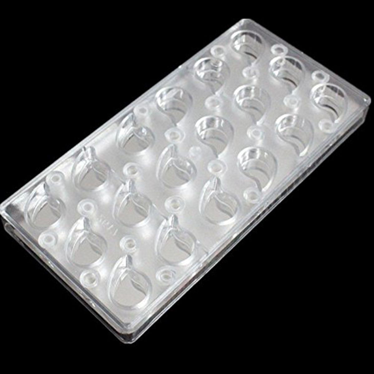 Polycarbonate-Crescent-Droplets-Comma-Chocolate-Mold-Shape-Candy-Cake-DIY-1684956