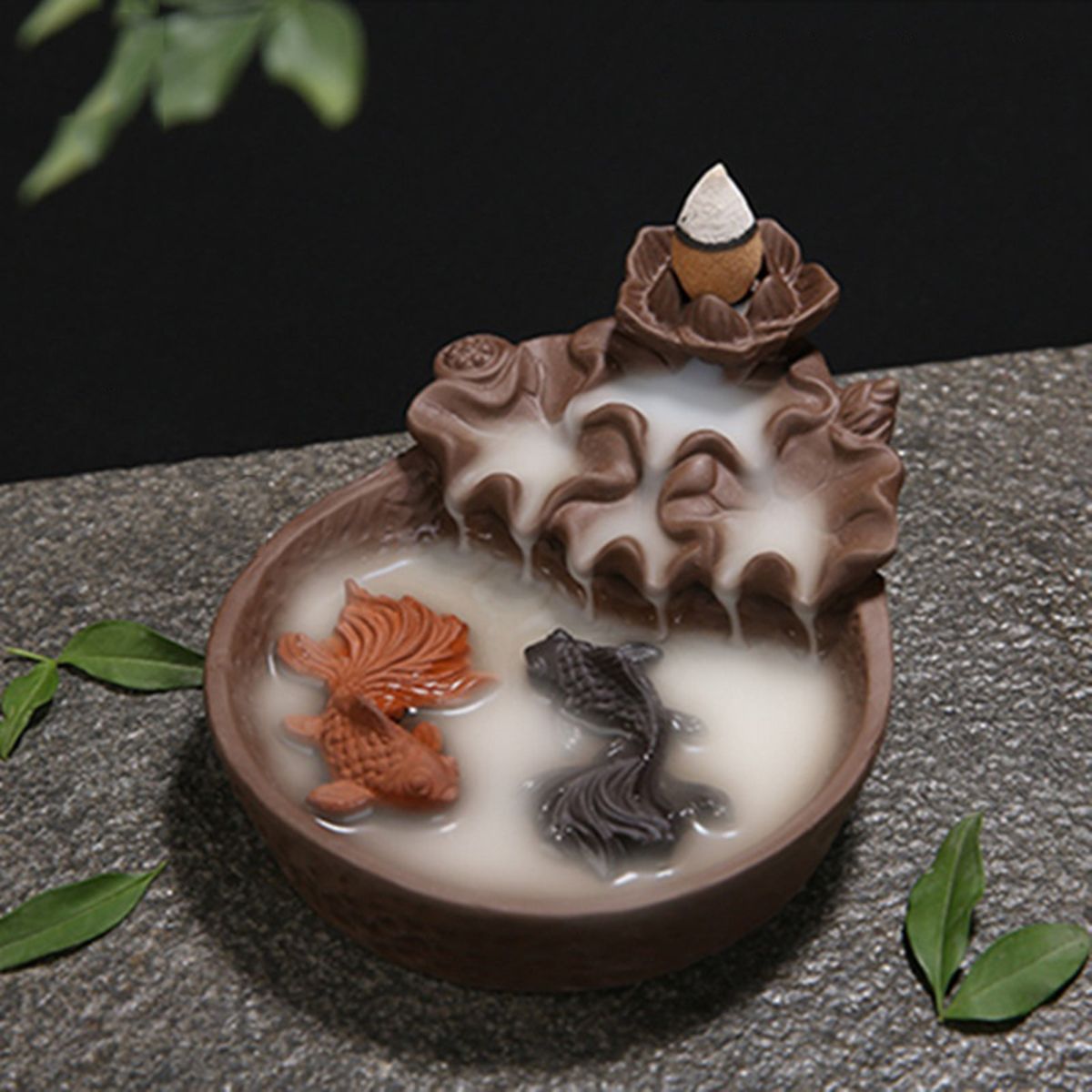 Porcelain-Backflow-Cone-Incense-Burner-Buddha-Ceramic-Buddhist-Sandalwood-Holder-Fish-Decor-1383931