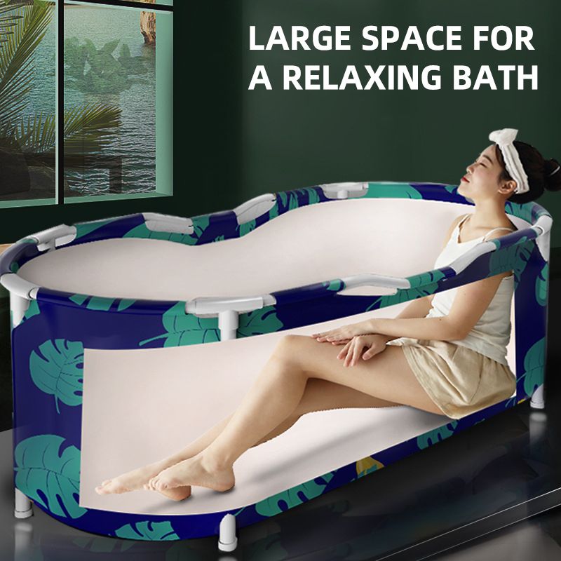 Portable-Bathtub-Water-Tub-Folding-PVC-Adult-Spa-Bath-Bucket-Rectangle-Home-1741446