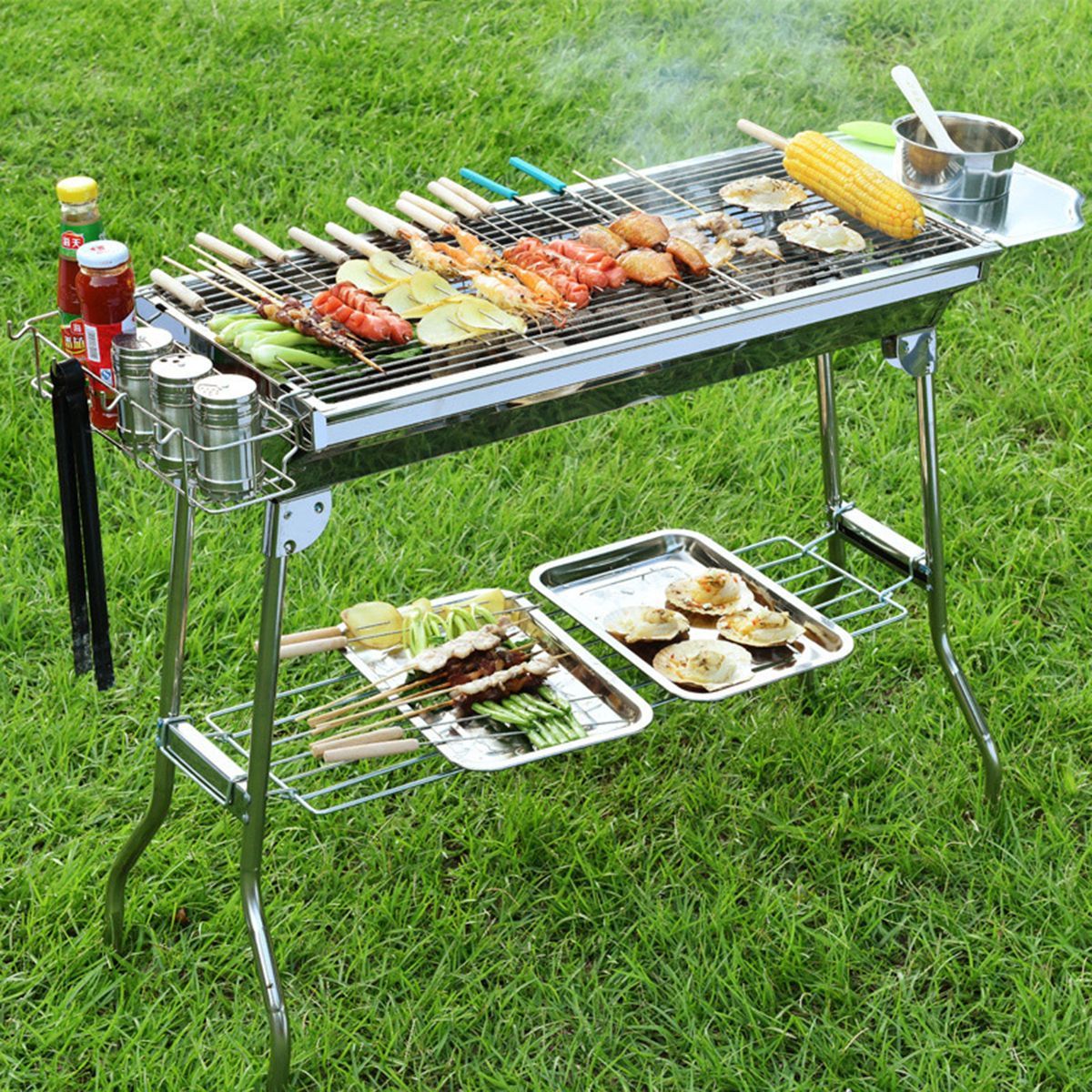 Portable-Household-BBQ-Grill-Stainless-Steel-Folding-BBQ-Grill-Camping-Picnic-1695907