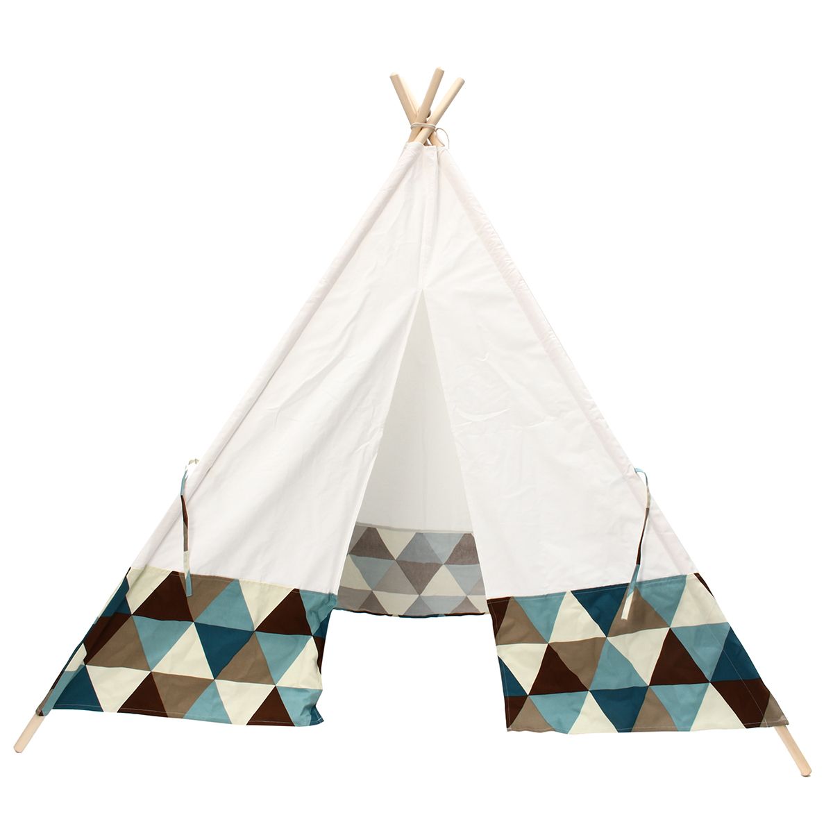 Portable-Kids-Play-Tent-Cotton-Canvas-Playhouse-Children-Sleeping-Playing-Teepee-Indoor-1396724