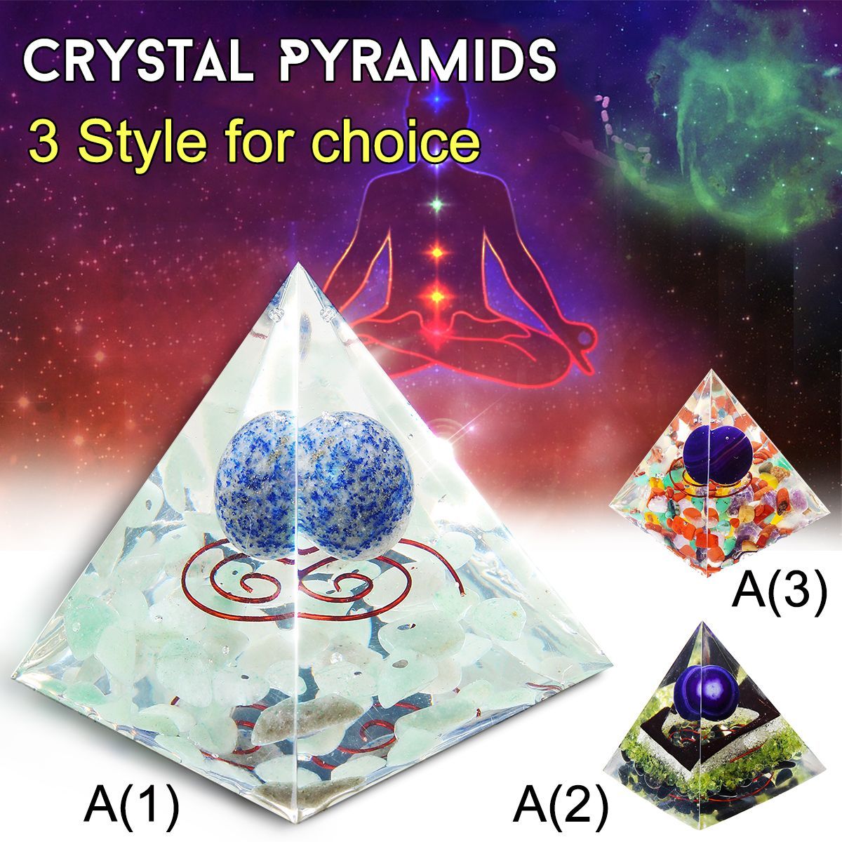 Reiki-Charged-Emerald-Clear-Quartz-Crystal-Orgone-Pyramid-Powerful-Decorations-1560801