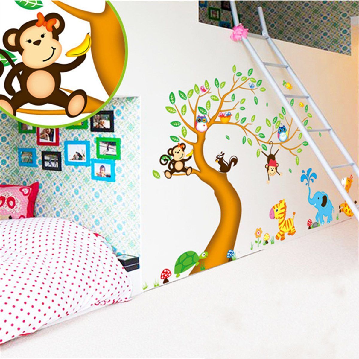 Removable-Jungle-Animals-Wall-Sticker-Monkey-Owl-Tree-Decal-Nursery-Room-Decorations-1458519