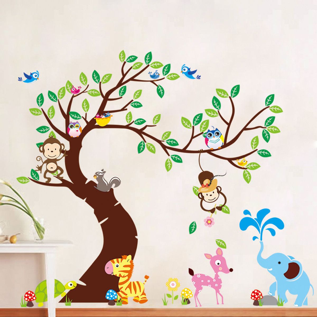 Removable-Jungle-Animals-Wall-Sticker-Monkey-Owl-Tree-Decal-Nursery-Room-Decorations-1458519