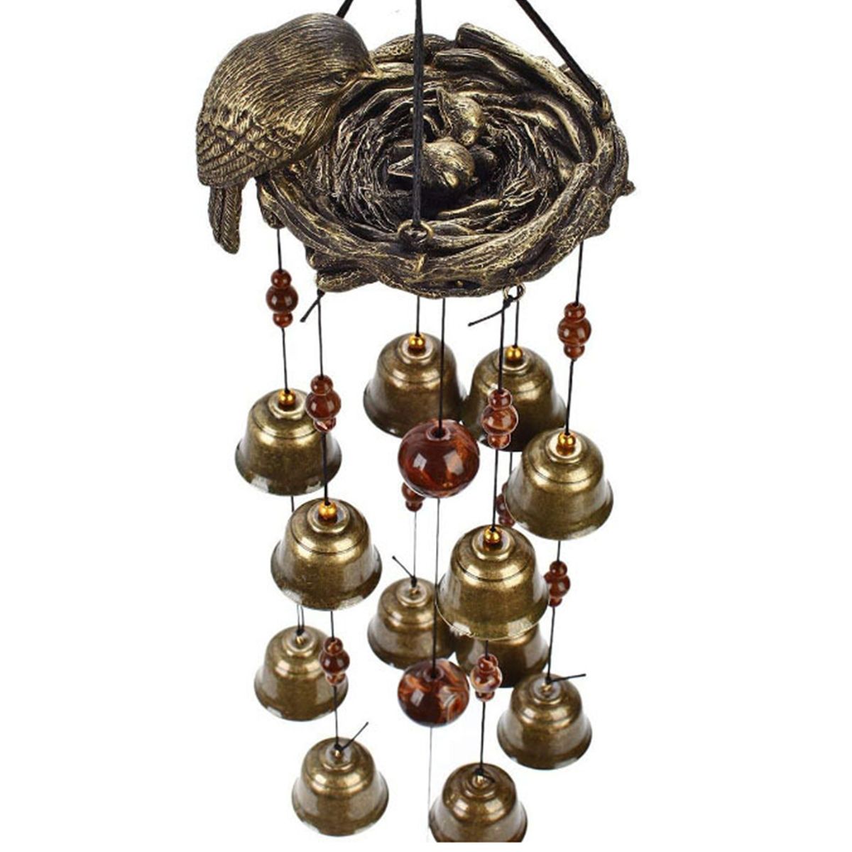Resin-Birds-Nest-Wind-Chimes-Pendant-Cross-Border-Exclusively-For-Brass-Bell-Wind-Chimes-Outdoor-Gar-1730986