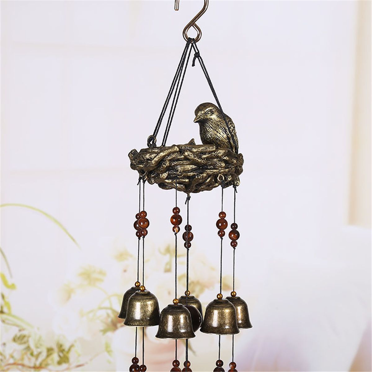 Resin-Birds-Nest-Wind-Chimes-Pendant-Cross-Border-Exclusively-For-Brass-Bell-Wind-Chimes-Outdoor-Gar-1730986