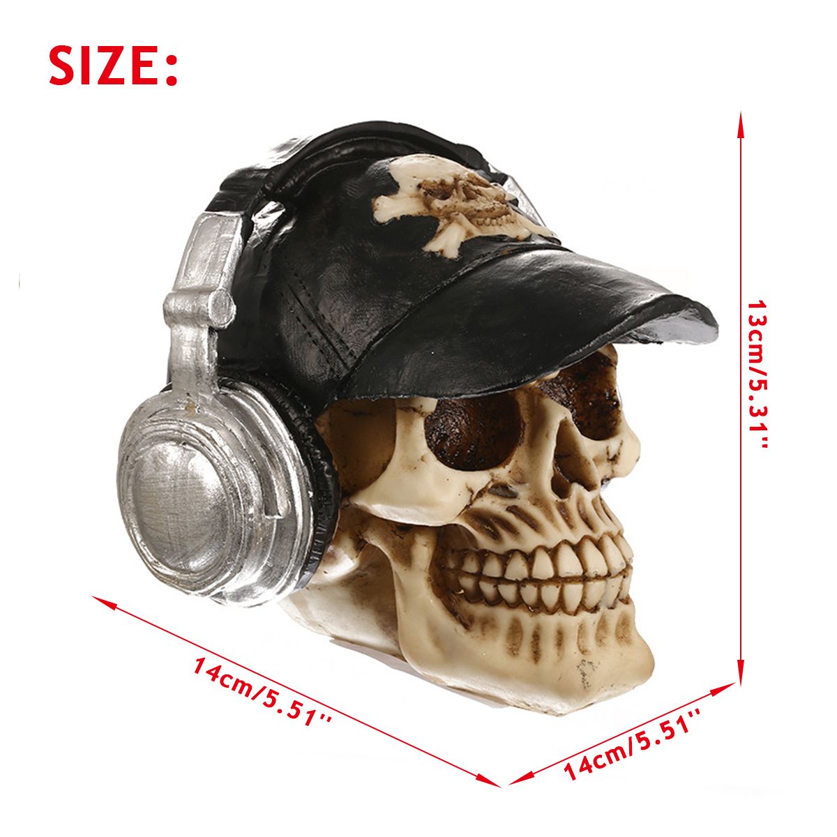 Resin-Craft-Statues-For-Decoration-Skull-Wthe-Headphone-Creative-Skull-Figurines-Sculpture-1369715