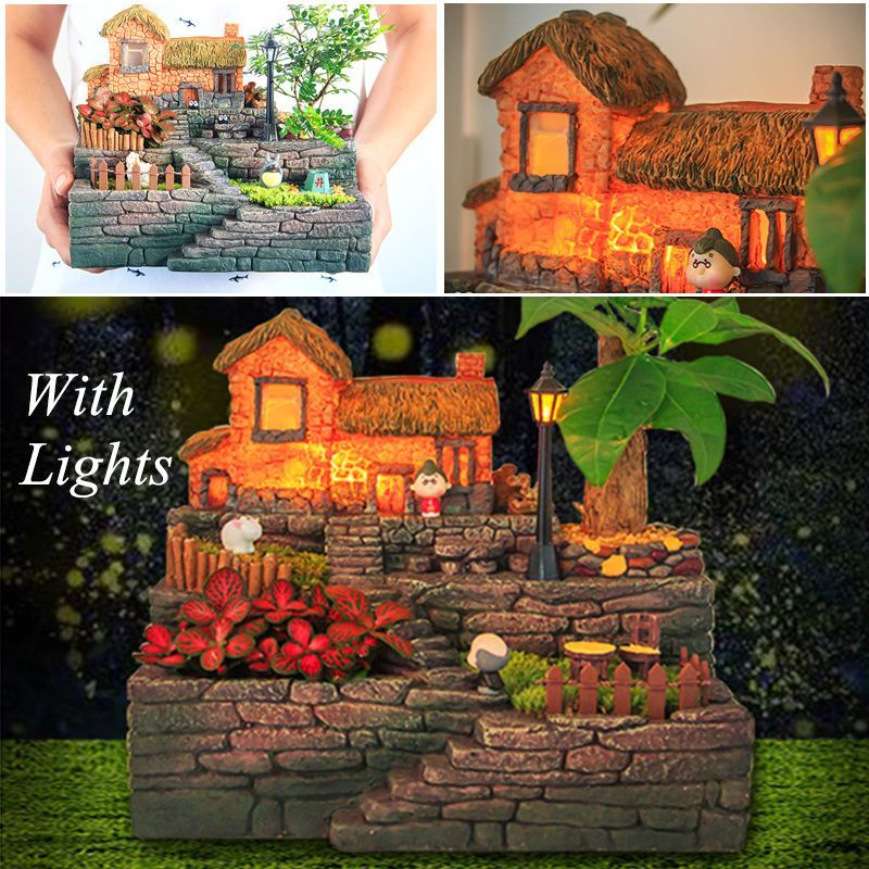 Resin-Micro-Landscape-Succulents-Plant-Flower-Pot-With-Lights-Home-Desktop-Decorations-1519992