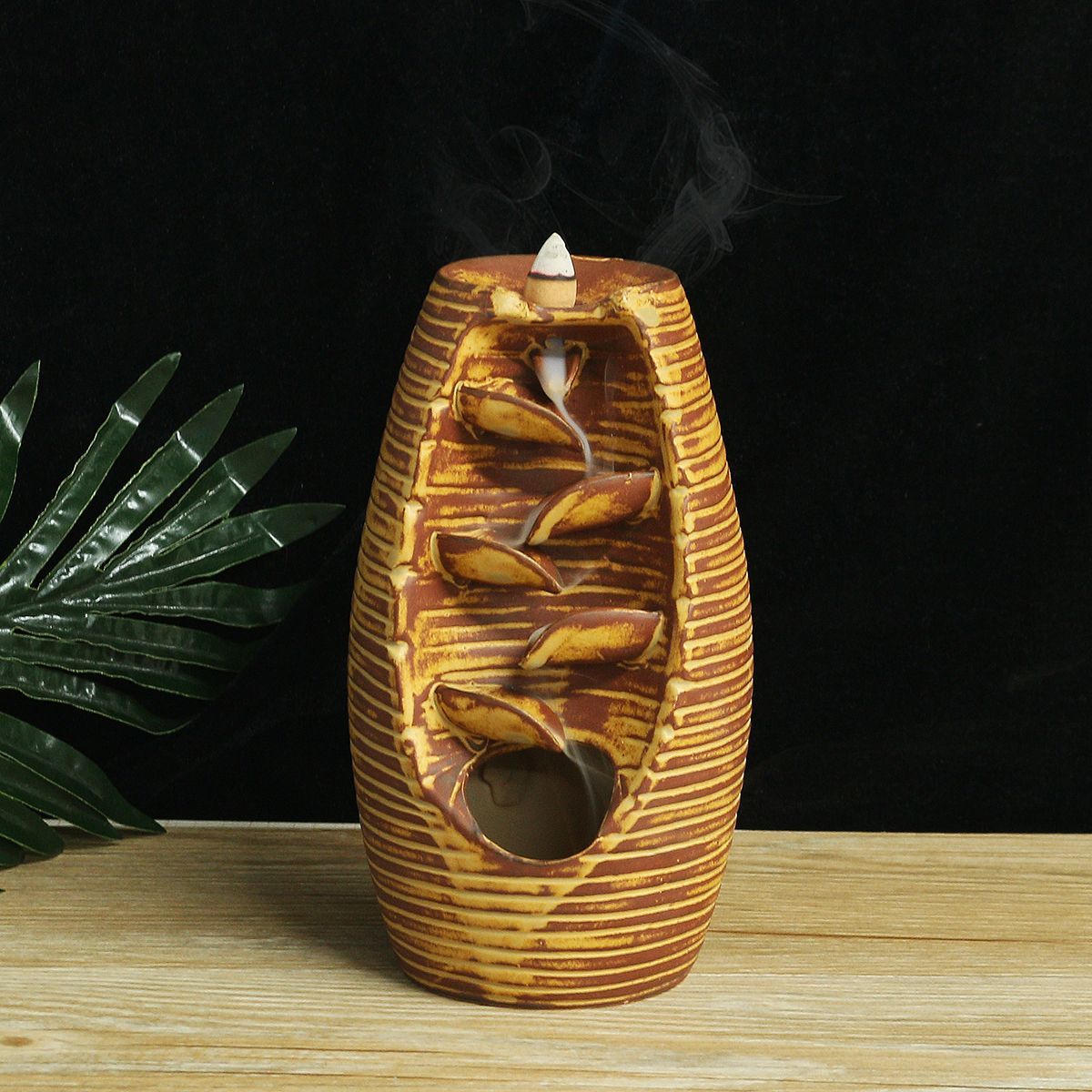 Retro-Ceramic-Backflow-Waterfall-Smoke-Incense-Burner-Censer-Holder-Decor-Cones-1494870