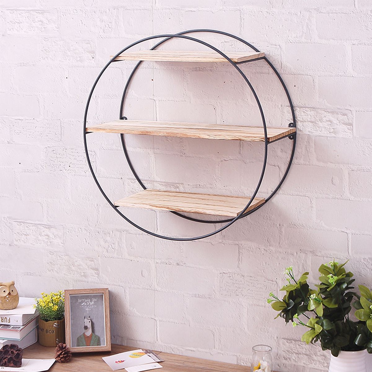 Retro-Round-Wood-Iron-Craft-Wall-Shelf-Rack-Storage-Industrial-Style-Home-Decorations-1283256