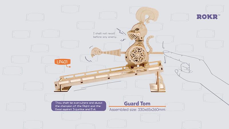 Robotime-LP401-Guard-Tom-Modern-3D-Wooden-Puzzle-Mechanical-Jigsaw-Puzzle-Toy-1457016
