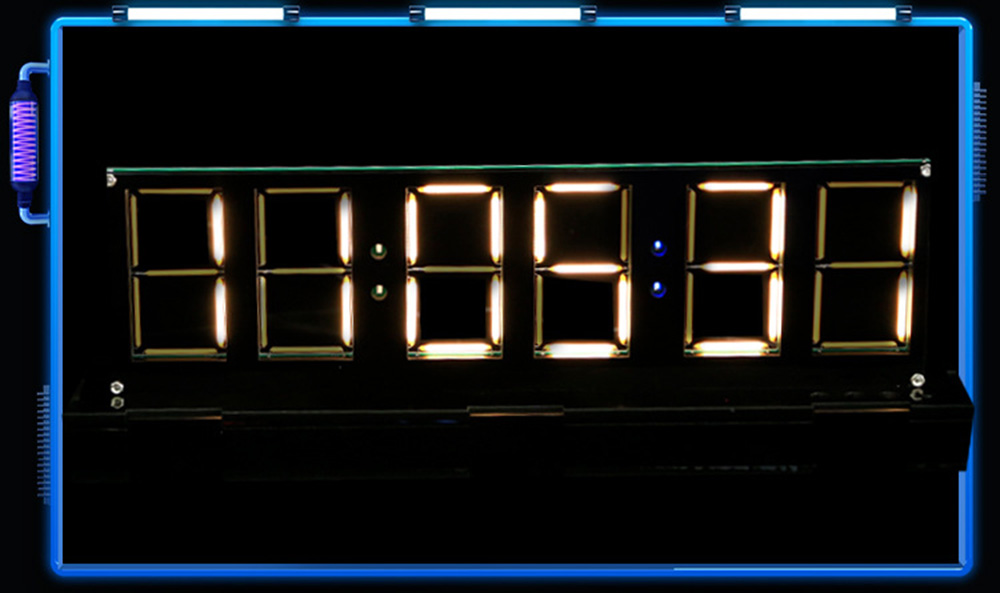 STARK-144-35mm-5V-LED-Light-Filament-Glow-Clock-Electronic-Digital-Ds1302-Circuit-Board-DIY-Kit-Time-1566444