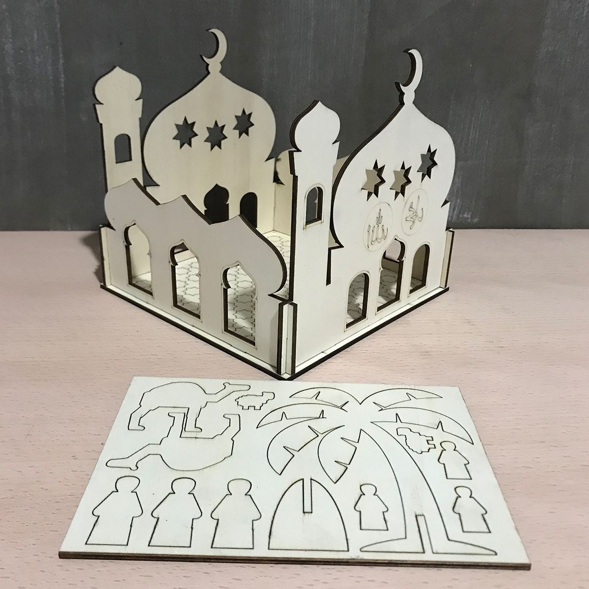 Self-Assembly-Puzzle-Wooden-Model-Building-Kits-Islamic-House-Stand-Rack-Ramadan-Gifts-Decorations-1450271