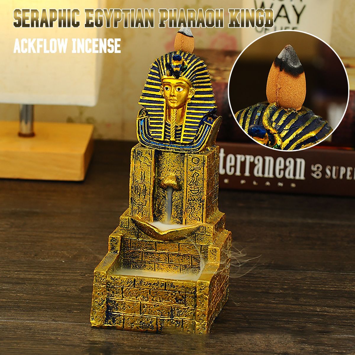 Seraphic-Egyptian-Pharaoh-King-Golden-Backflow-Incense-Burner-Holder-1557075