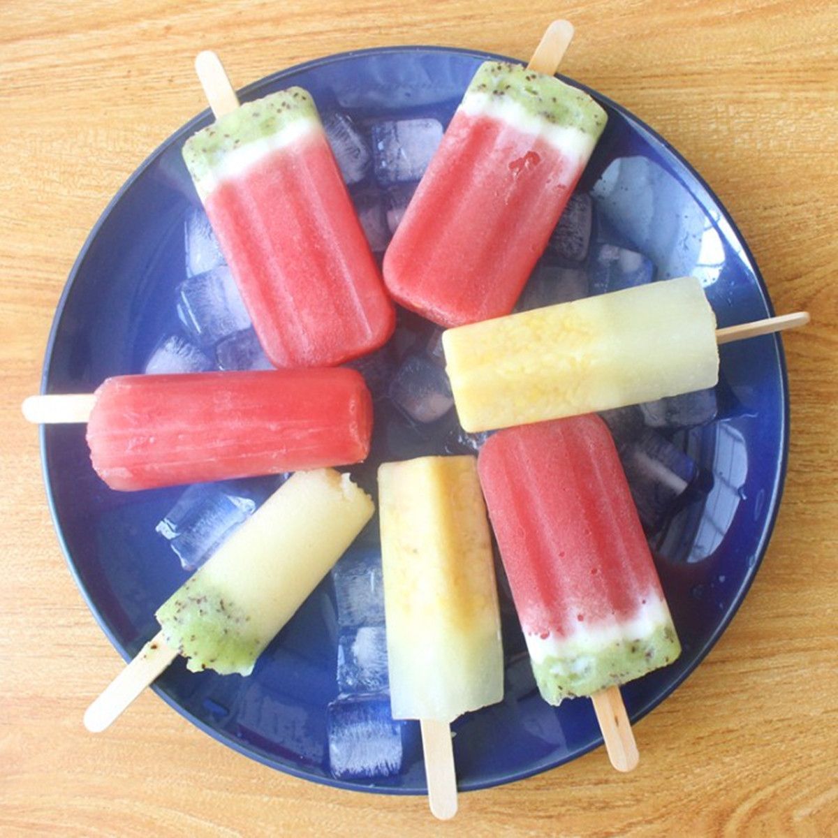 Silicone-9-Cavity-Frozen-Ice-Cream-Lolly-Juice-Maker-Pop-Mold-Mould-Popsicle-Stick-Yogurt-Refrigerat-1338403