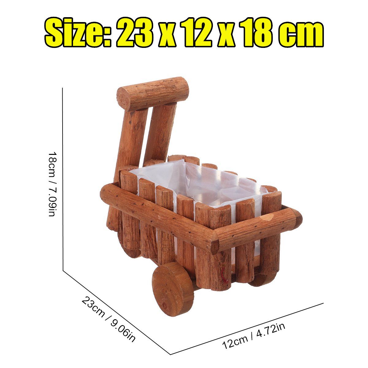 Small-Cart-Flower-Pot-Wooden-Wheelbarrow-Planter-Succulent-Container-Ornament-1727273