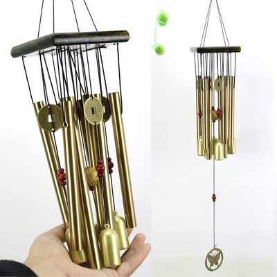 Solid-Wood-Hollow-Tube-Metal-Tube-Tubular-Wind-Chime-Anti-Rust-Gift-1722873