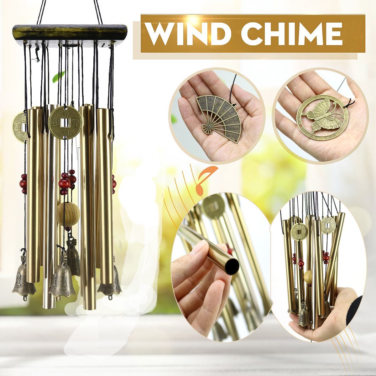 Solid-Wood-Hollow-Tube-Metal-Tube-Tubular-Wind-Chime-Anti-Rust-Gift-1722873