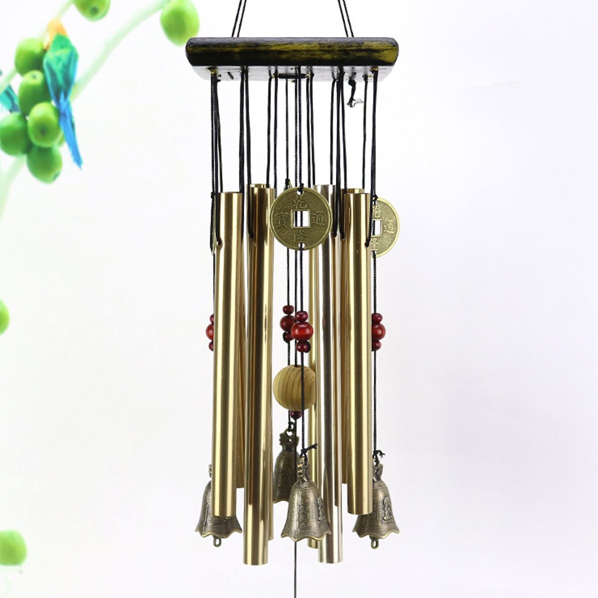 Solid-Wood-Hollow-Tube-Metal-Tube-Tubular-Wind-Chime-Anti-Rust-Gift-1722873