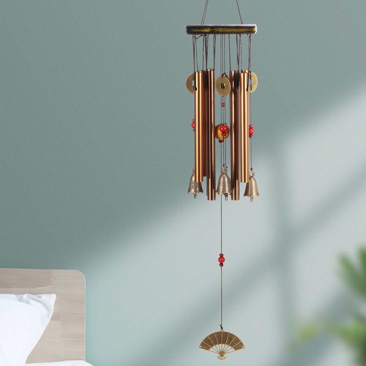 Solid-Wood-Hollow-Tube-Metal-Tube-Tubular-Wind-Chime-Anti-Rust-Gift-1722873