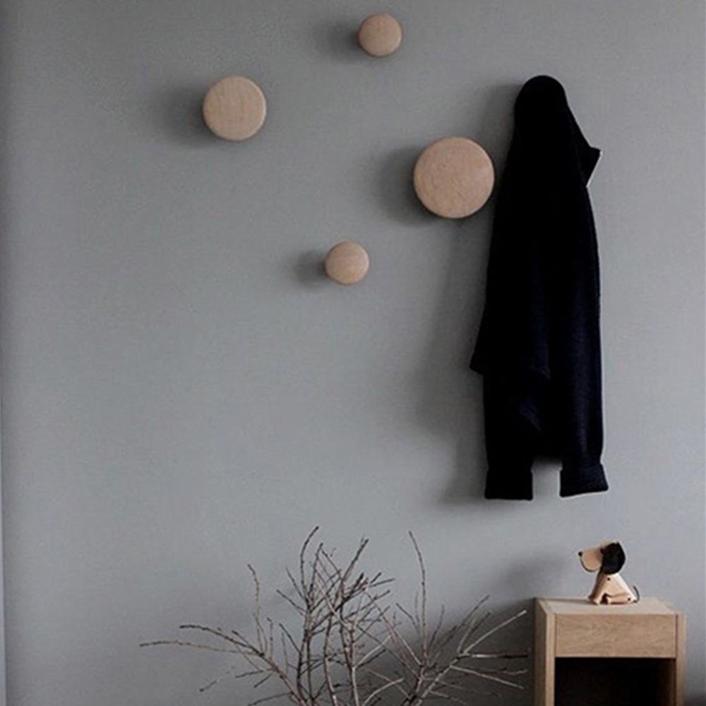 Solid-Wooden-Round-Hook-Wall-Mounted-Hanger-Clothes-Coat-Hat-Bag-Rack-1610933
