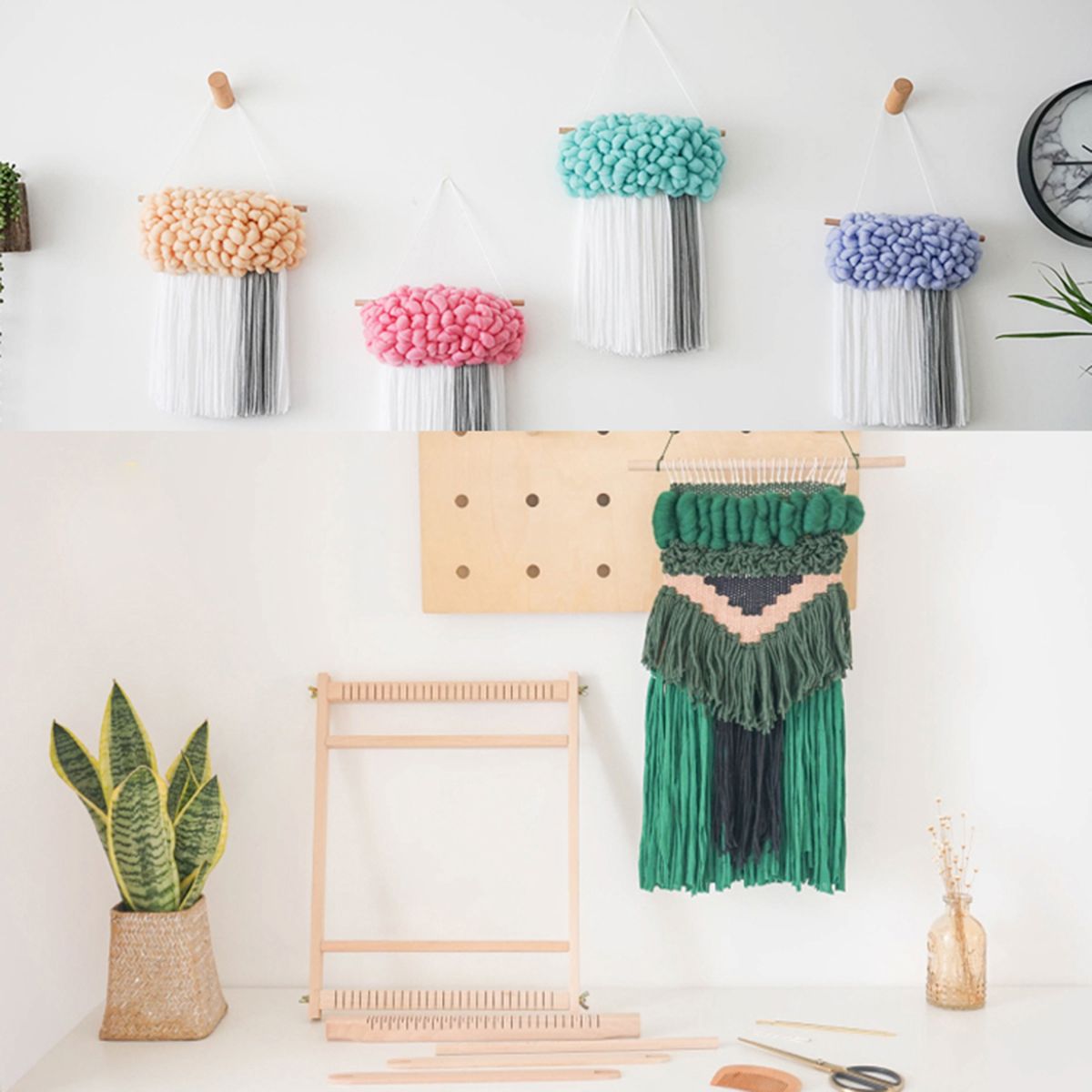 Standing-DIY-Woven-Set-Weaving-Loom-Kit-Looms-Wooden-Tapestry-Hand-Knitted-Machine-1753097