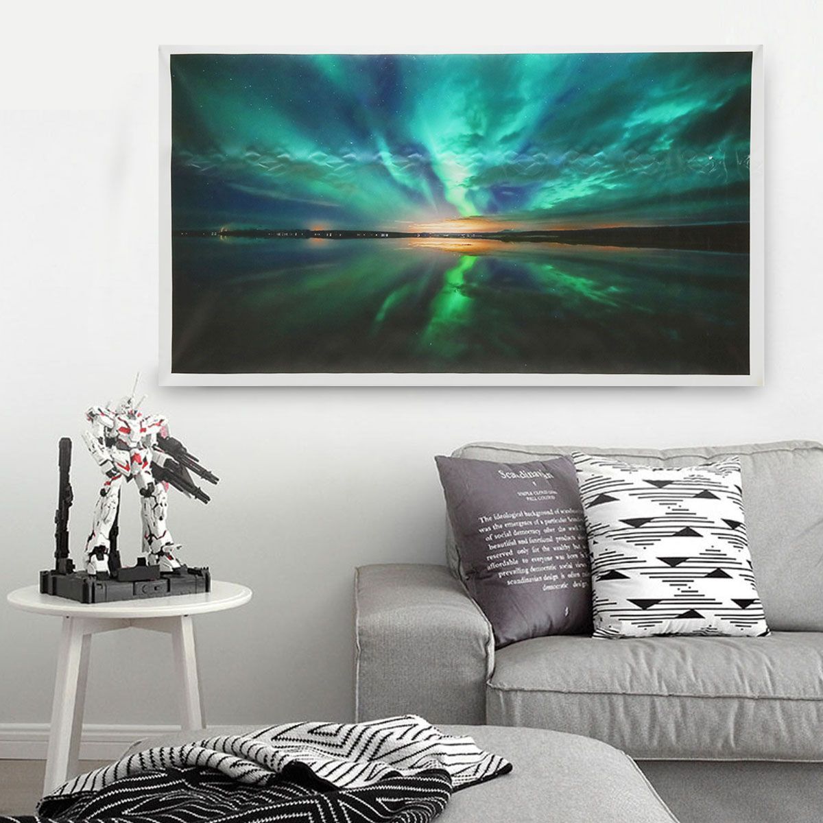 Teal-Northern-Lights-Canvas-Prints-Paintings-Picture-Wall-Home-Art-Decorations-1554278