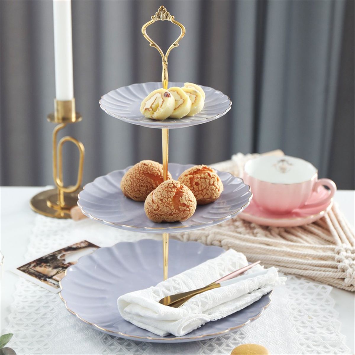 Tier-Cake-Cupcake-Plate-Gold-Stand-Rack-Fittings-Handle-Rod-Wedding-Party-Decor-Supplies-1493857