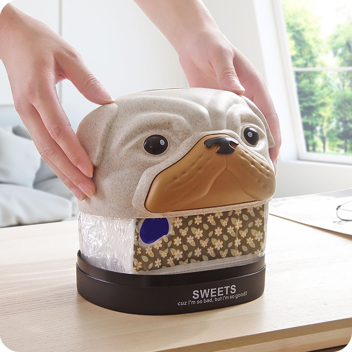 Tissue-Box-Dispenser-Dog-Cover-Paper-Storage-Holder-Napkin-Organizer-Home-Case-1562935