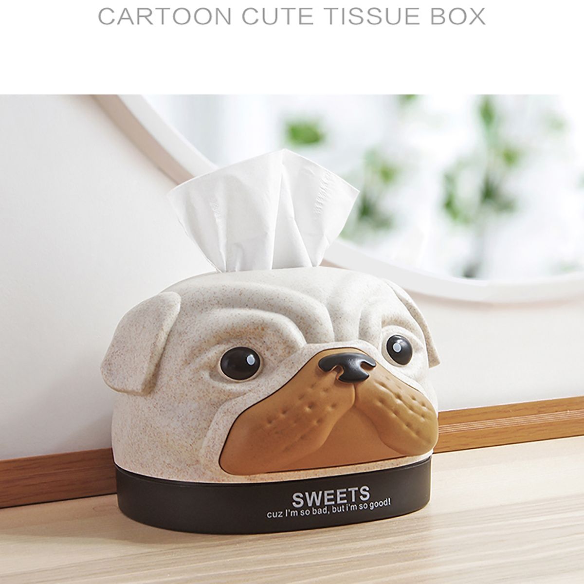 Tissue-Box-Dispenser-Dog-Cover-Paper-Storage-Holder-Napkin-Organizer-Home-Case-1562935