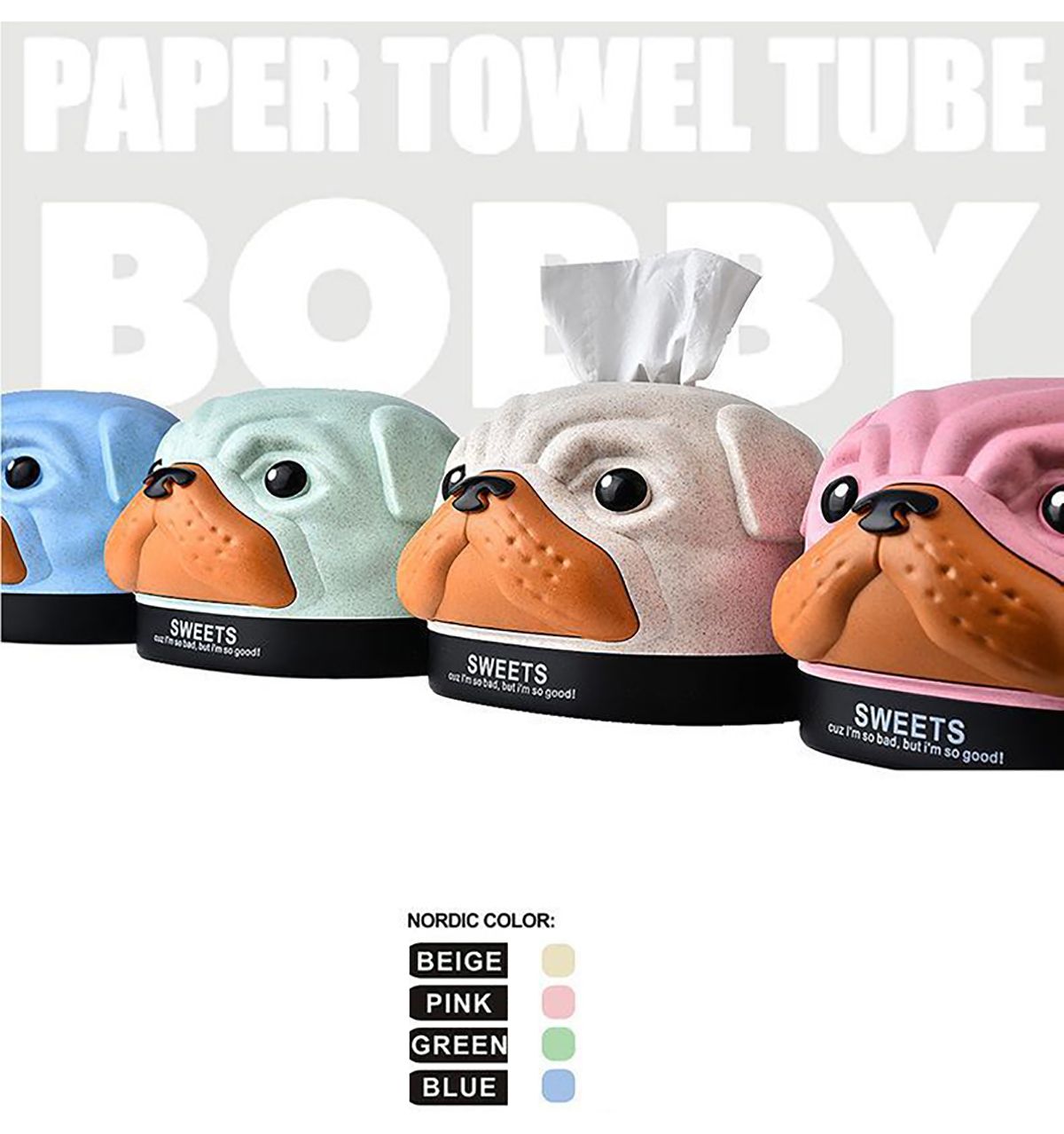 Tissue-Box-Dispenser-Dog-Cover-Paper-Storage-Holder-Napkin-Organizer-Home-Case-1562935