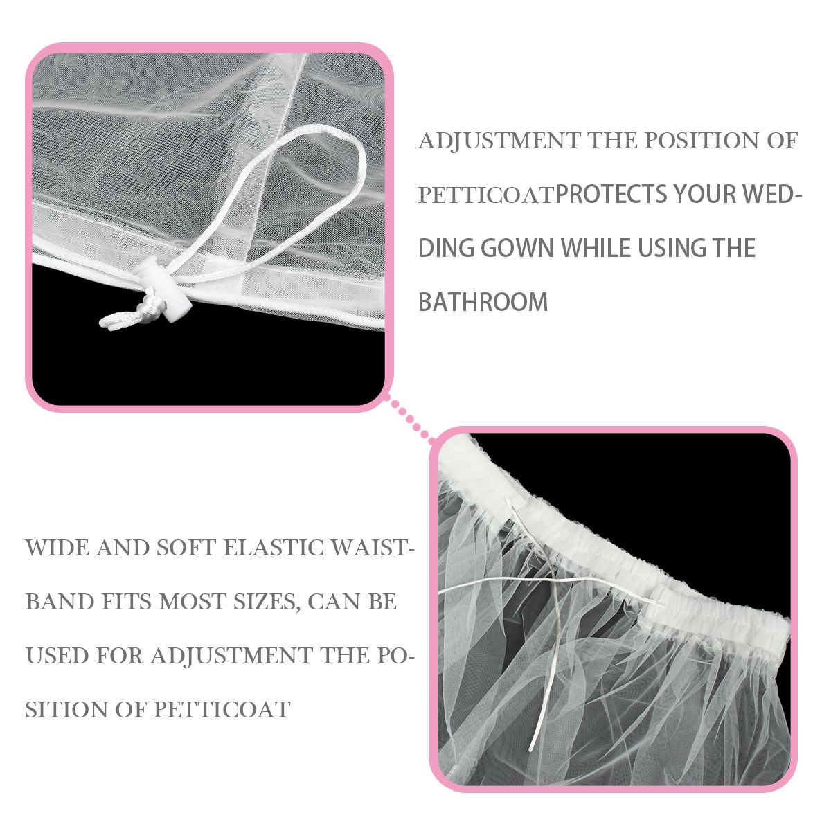 Toilet-Buddy-Petticoat-for-Bridal-Wedding-Dress-Gather-Skirts-Underskirt-65-105cm-1557825