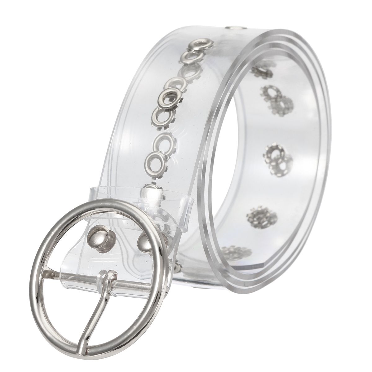 Transparent-Womens-Chic-Wide-Belt-Pin-Heart-Round-Shape-Belt-Buckle-Clear-Waist-1516496