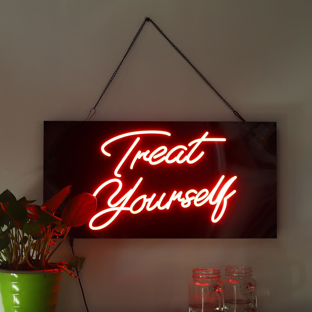 Treat-Yourself-Neon-Sign-Light-Pub-Party-Home-Room-Shop-Wall-Decorations-1573642