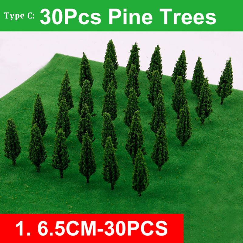 Trees-Model-Train-Railway-Railroad-Wargame-Diorama-Scenery-Landscape-Decorations-1627654