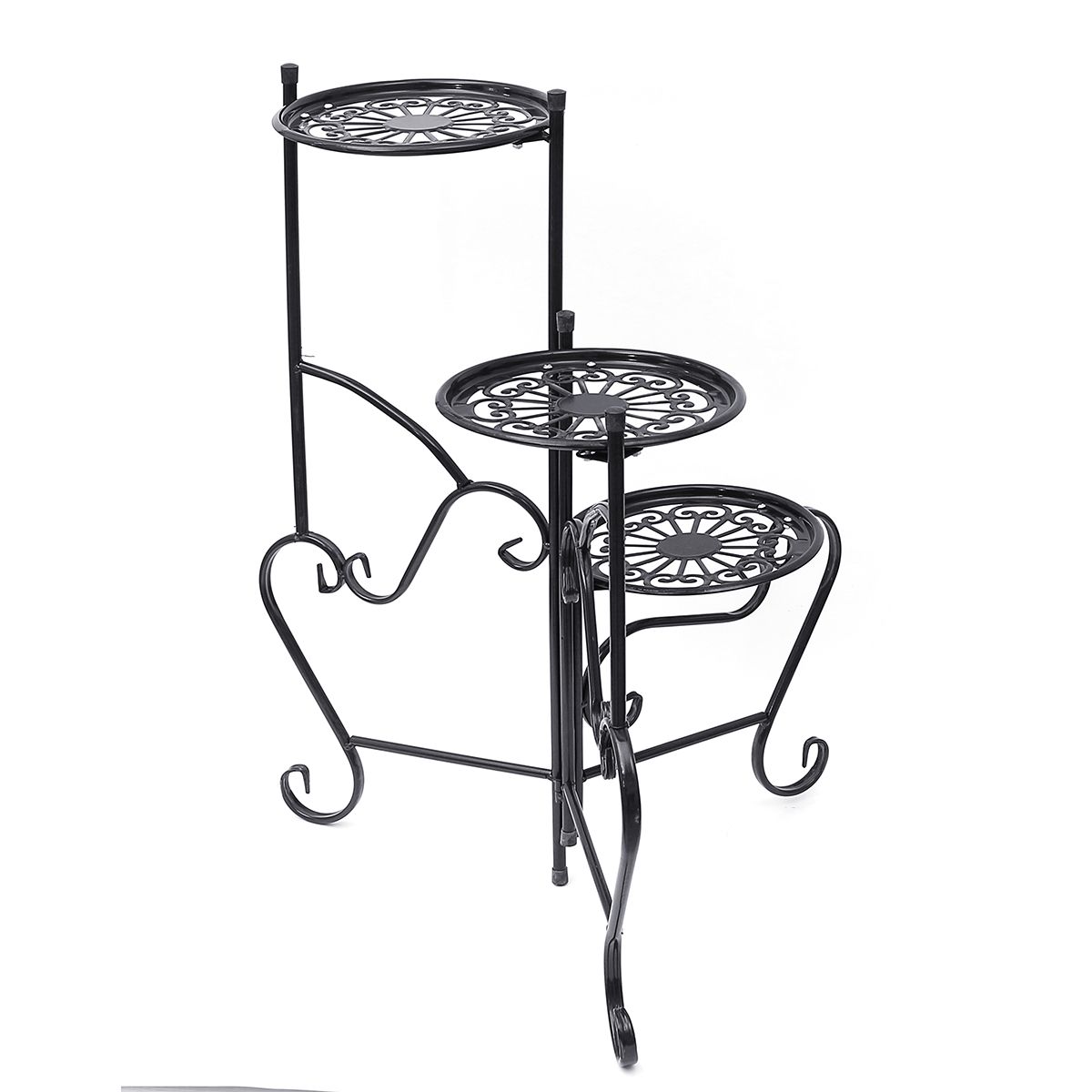 UK-Metal-Flower-Stand-Plant-Pot-Holder-Space-Saving-Decorative-Display-Shelf-DIY-1682478