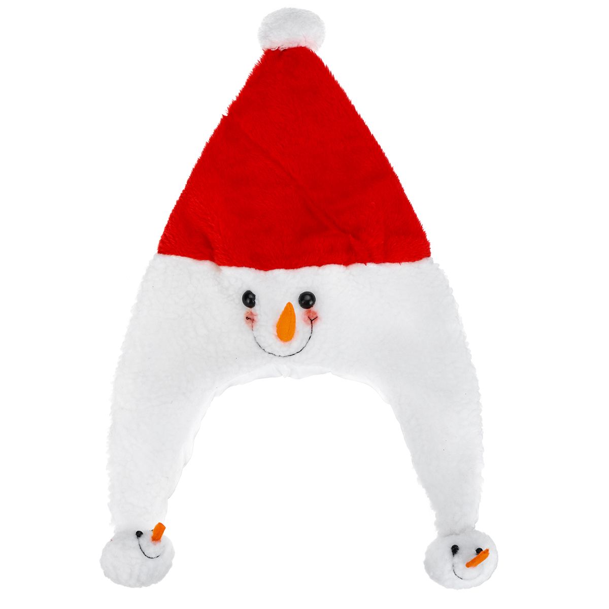 Unisex-Christmas-Xmas-Novelty-Plush-Hat-Santa-Claus-Hat-Holiday-Decoration-1747495