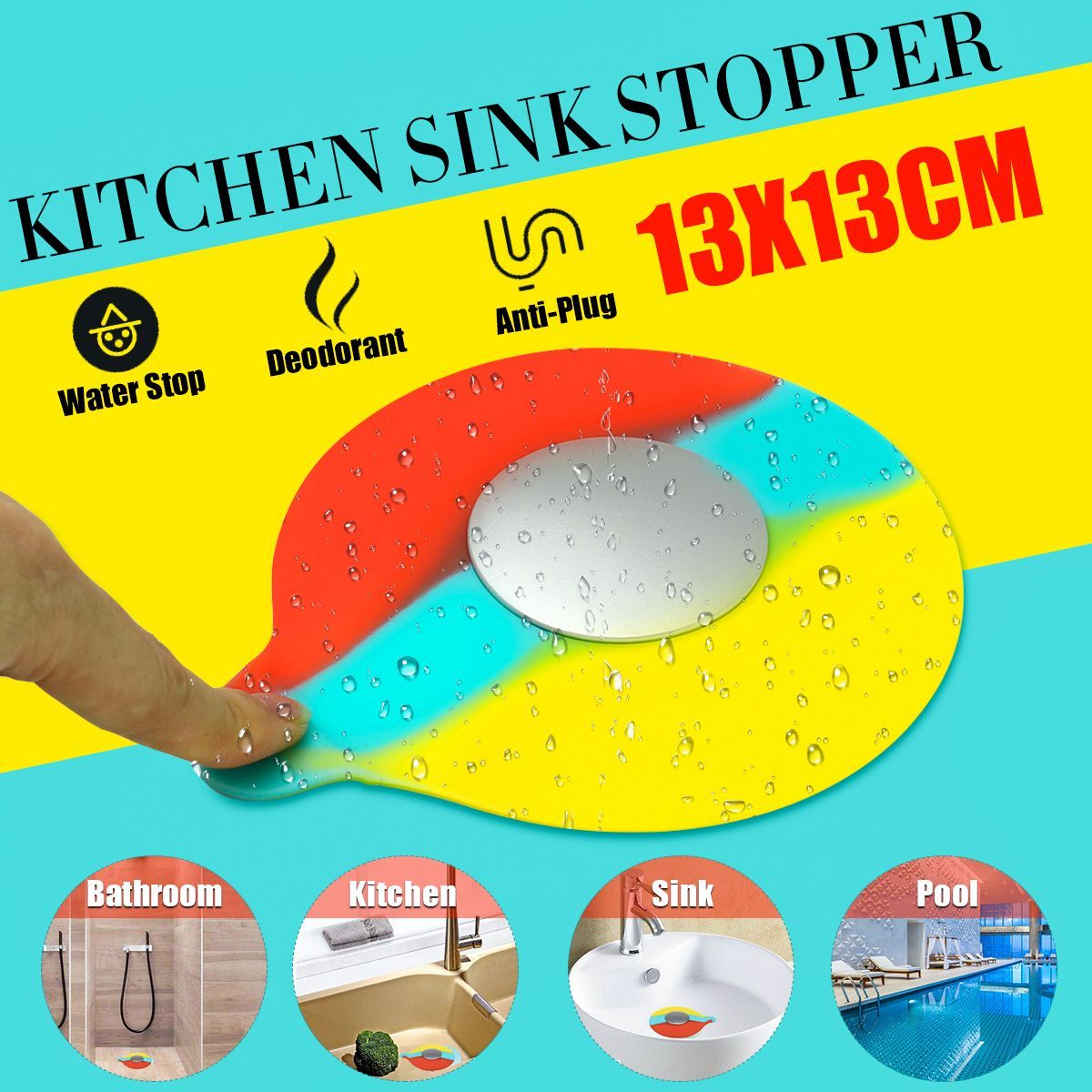 Universal-Colorful-Silicone-Floor-Drain-Water-Stopper-Plug-Kitchen-Bathtub-Sink-1548069