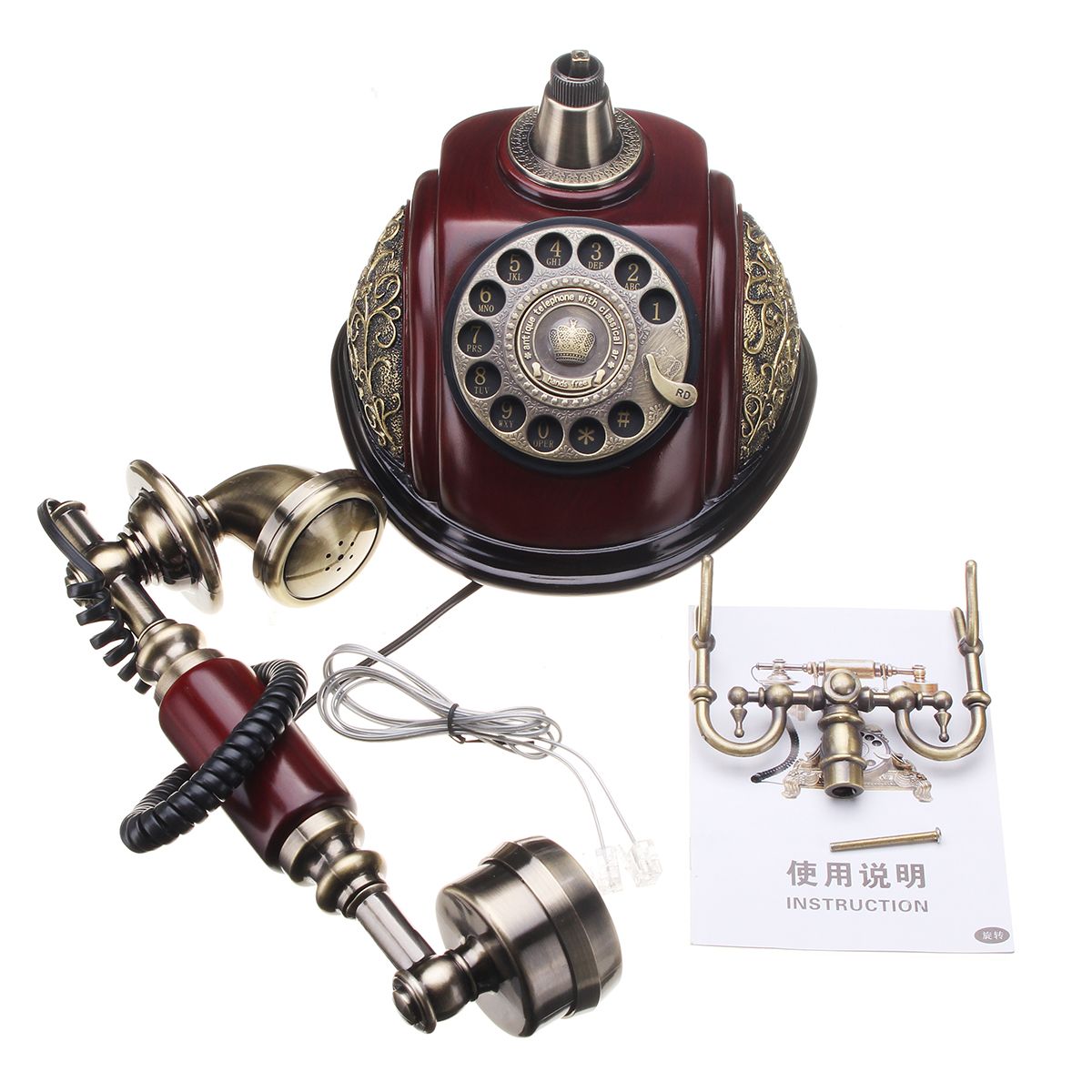 Vintage-Antique-Style-Rotary-Phone-Fashioned-Retro-Handset-Old-Telephone-Home-Office-Decor-1364847