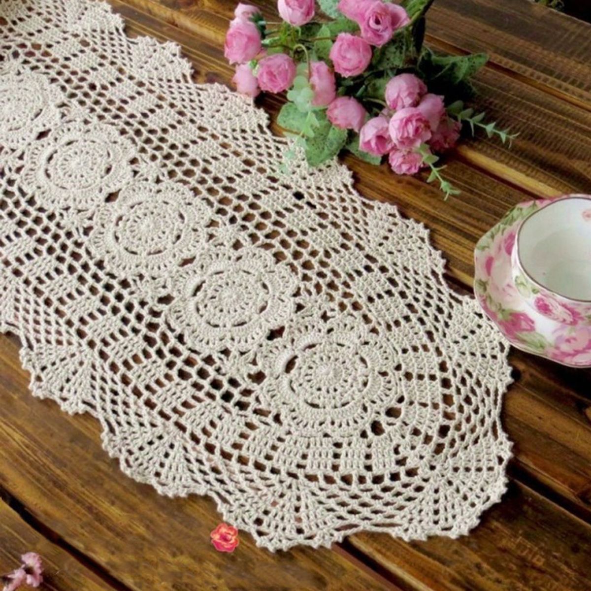 Vintage-Handmade-Table-Runner-Crochet-Hollow-Lace-Cotton-Desktop-Decoration-1751482