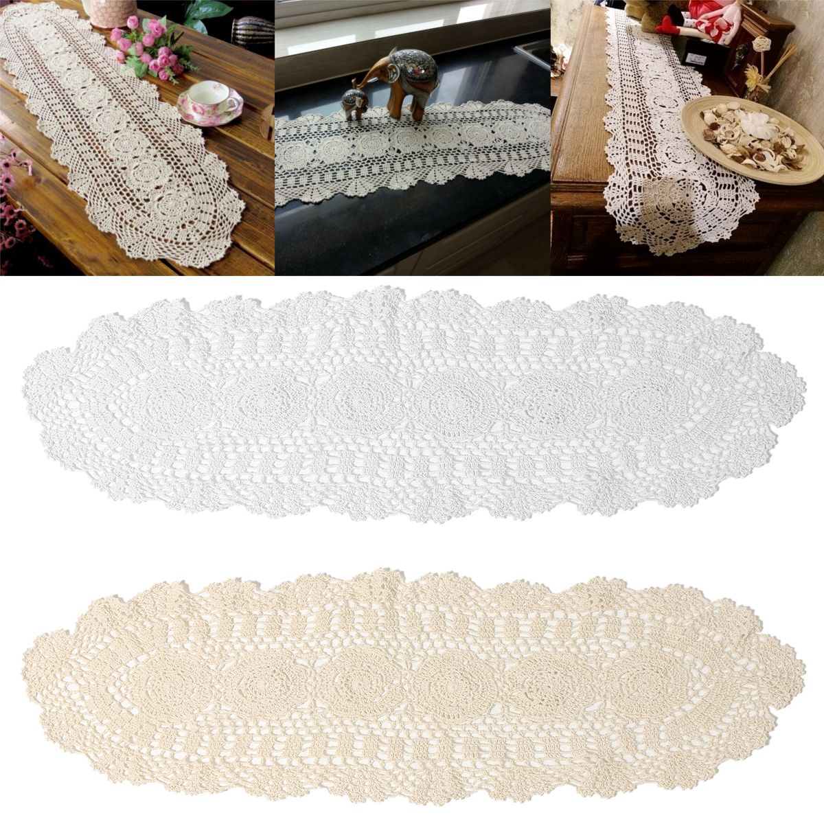 Vintage-Handmade-Table-Runner-Crochet-Hollow-Lace-Cotton-Desktop-Decoration-1751482