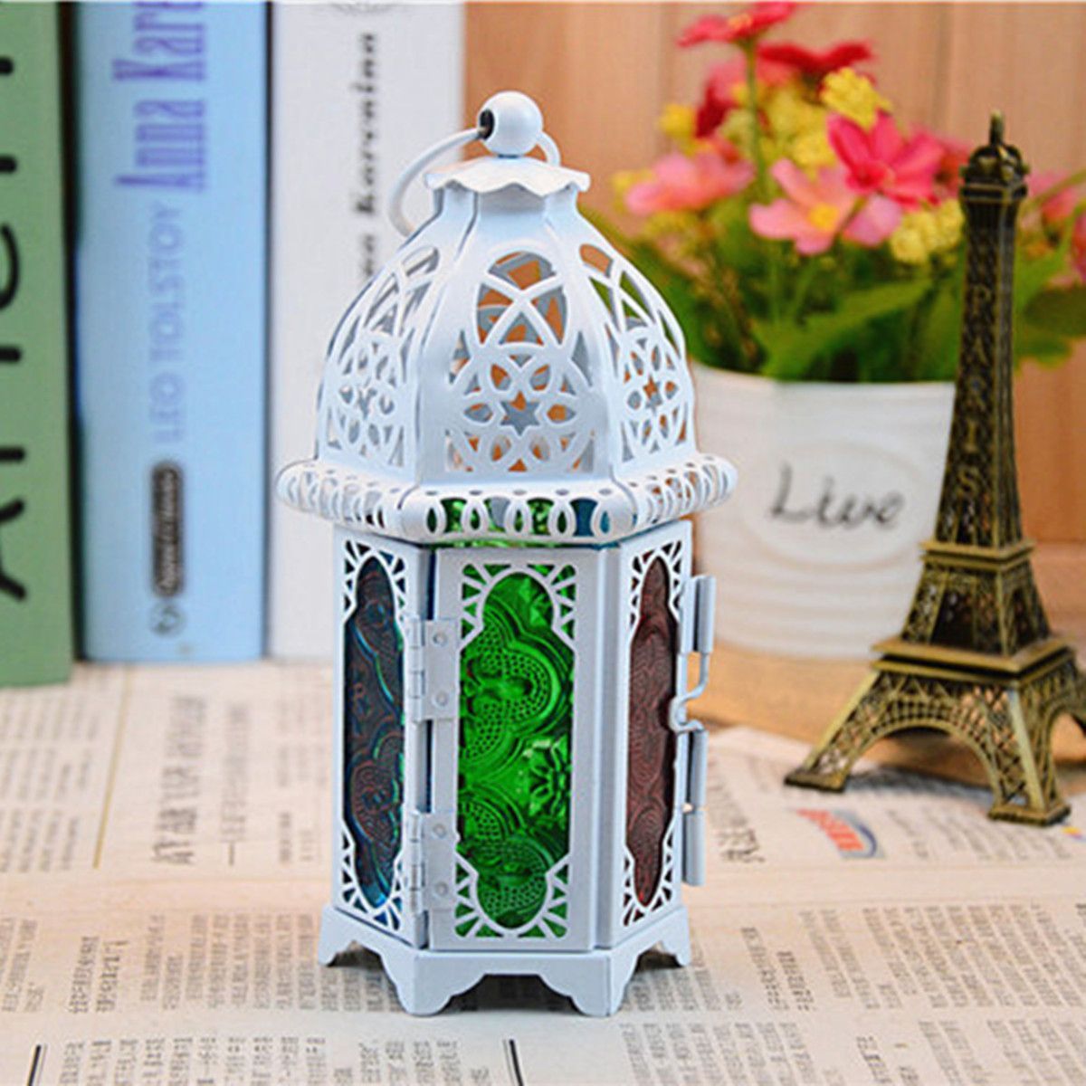 Vintage-Moroccan-Hollow-Iron-Lantern-Tea-Light-Hanging-Candle-Holder-Candlestick-1123913