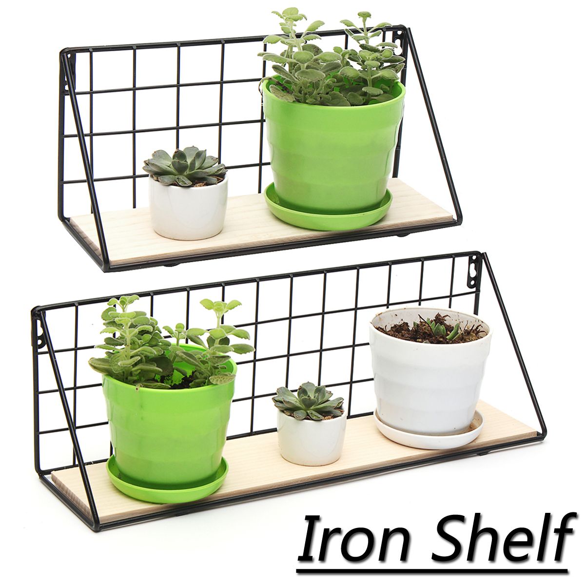 Wall-Hanging-Shelf-Industrial-Modern-Storage-Shelf-Rack-Flower-Hallway-Home-Shelf-Bracket-1307341