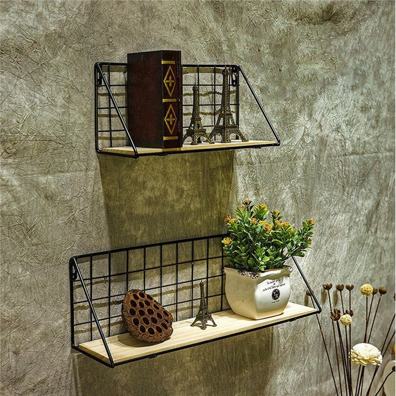 Wall-Hanging-Shelf-Industrial-Modern-Storage-Shelf-Rack-Flower-Hallway-Home-Shelf-Bracket-1307341
